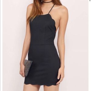 Tobi Sweet Scallop Mini Dress